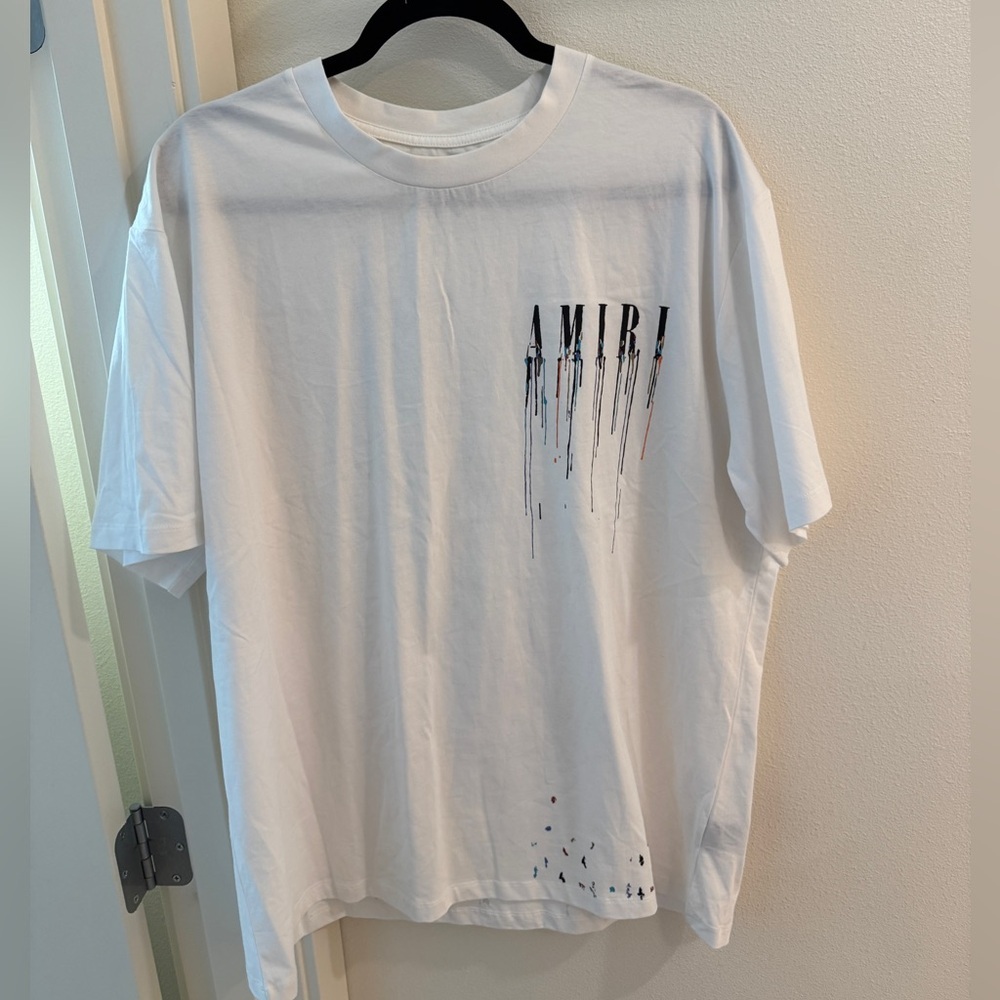 Amiri Paint Drip T-Shirt XL NWOT